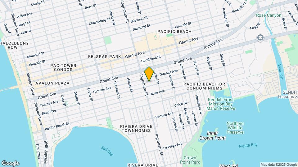 1626 Reed Ave Mapa y Detalles de la Ubicación