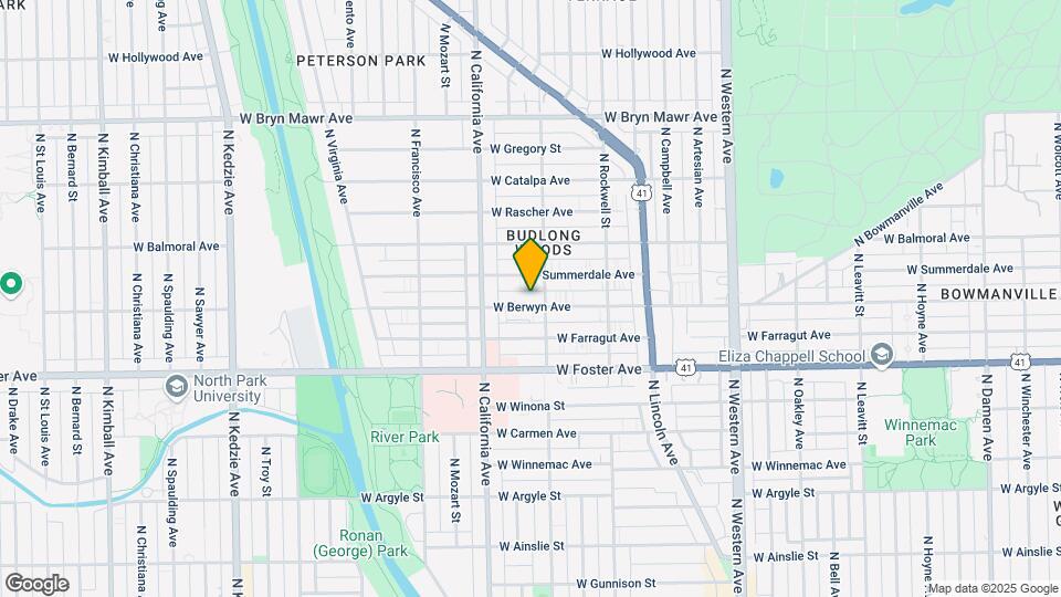 2710 W Berwyn Ave, Unit 1 Map and Location Details