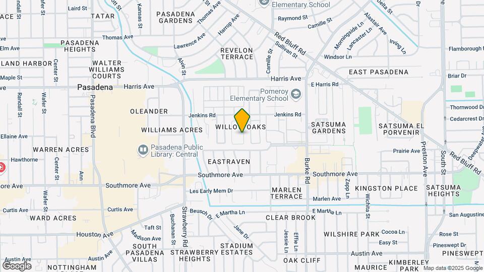 1054 Willow Oaks Cir Map and Location Details