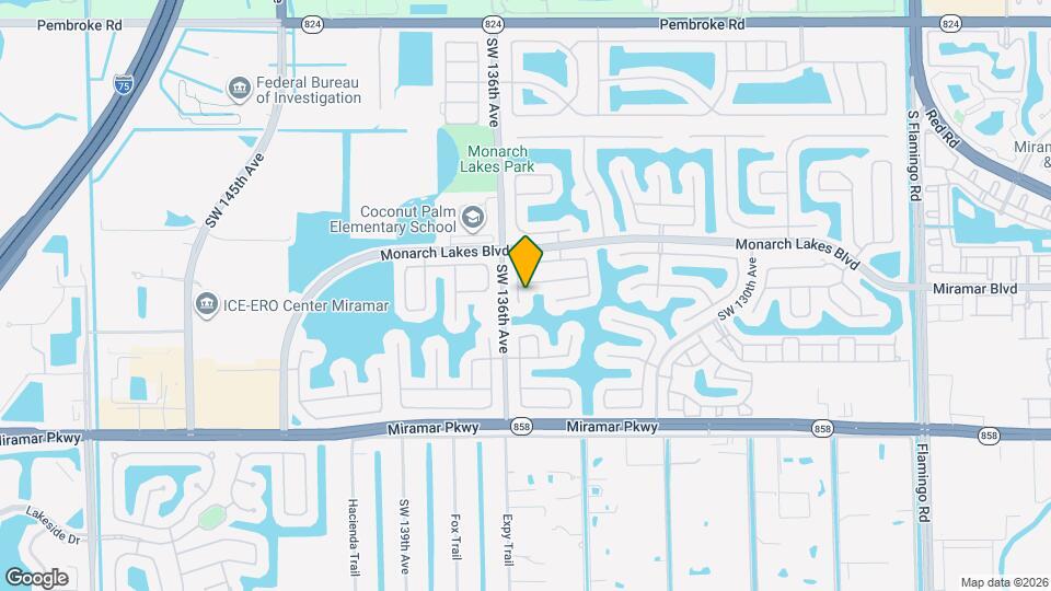 2707 SW 135th Ave Map and Location Details