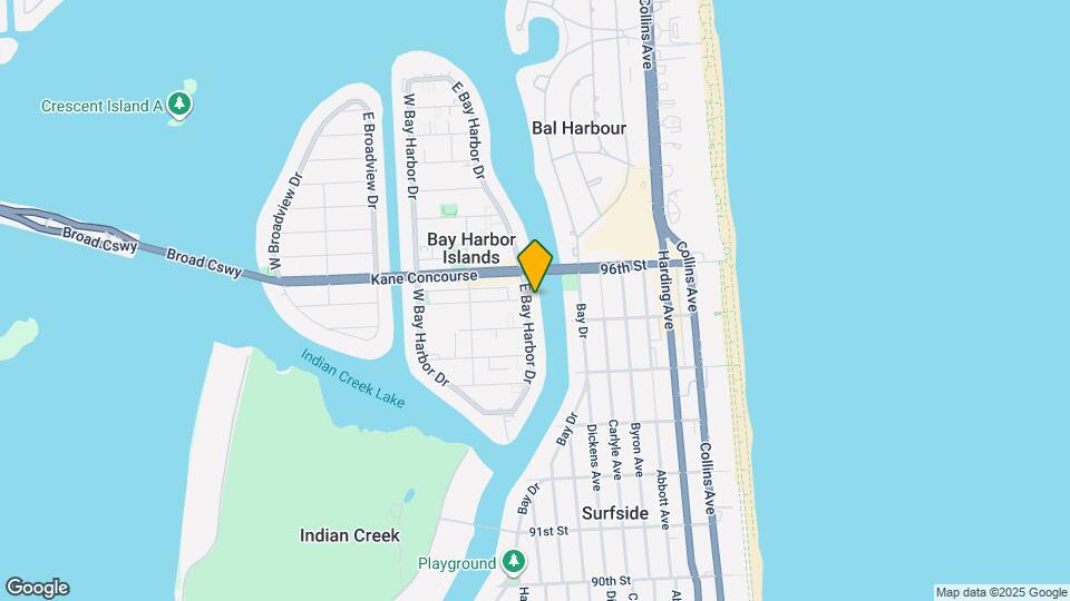 9501 E Bay Harbor Dr Map and Location Details
