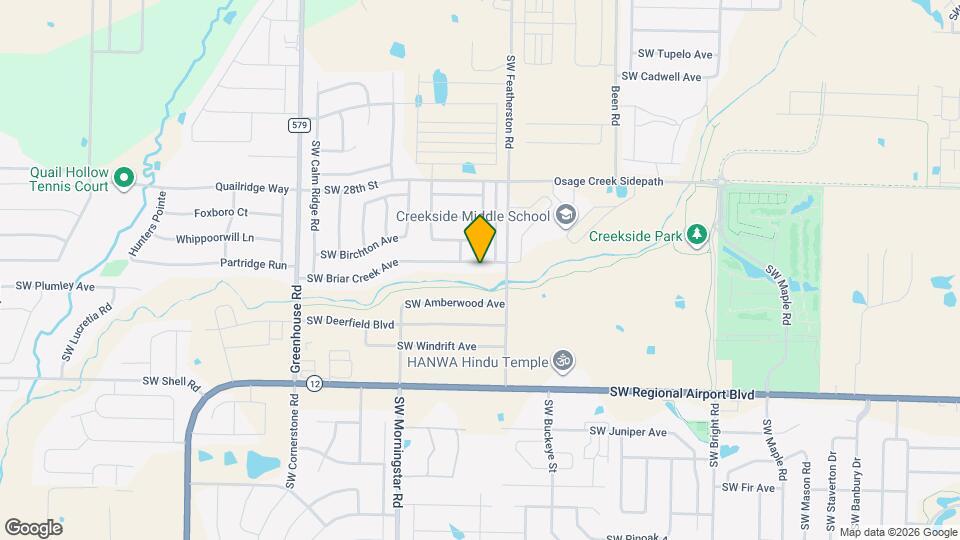 3001 SW Briar Creek Ave Mapa y Detalles de la Ubicación