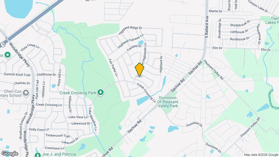 324 Highland Valley Ct Map and Location Details
