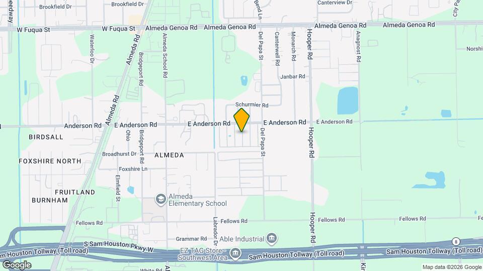 600 E Anderson Rd Map and Location Details