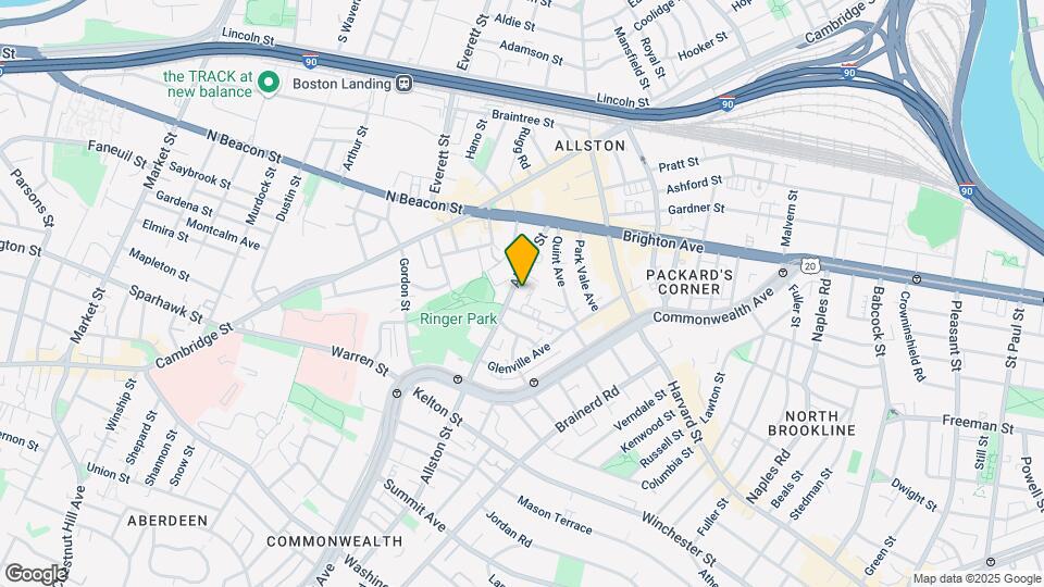 64 Allston St, Unit #1 Map and Location Details
