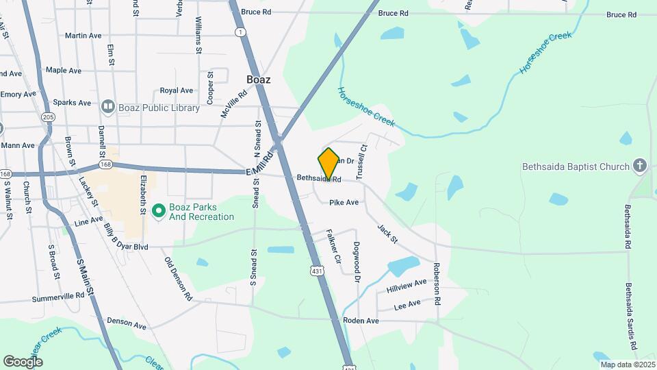 1140 Bethsaida Rd Map and Location Details