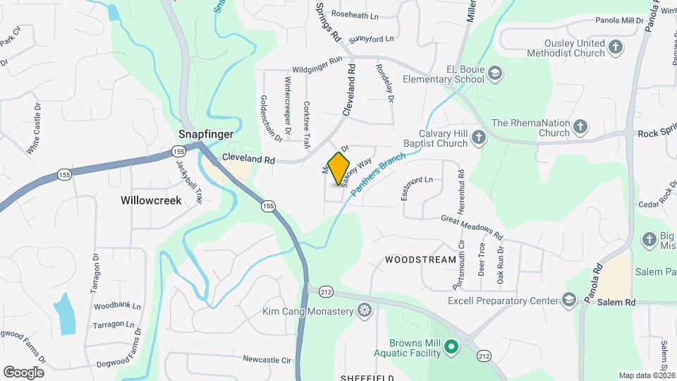 3382 Saxony Way Map and Location Details