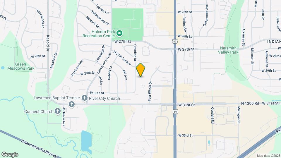2507 Crestline Cir Map and Location Details