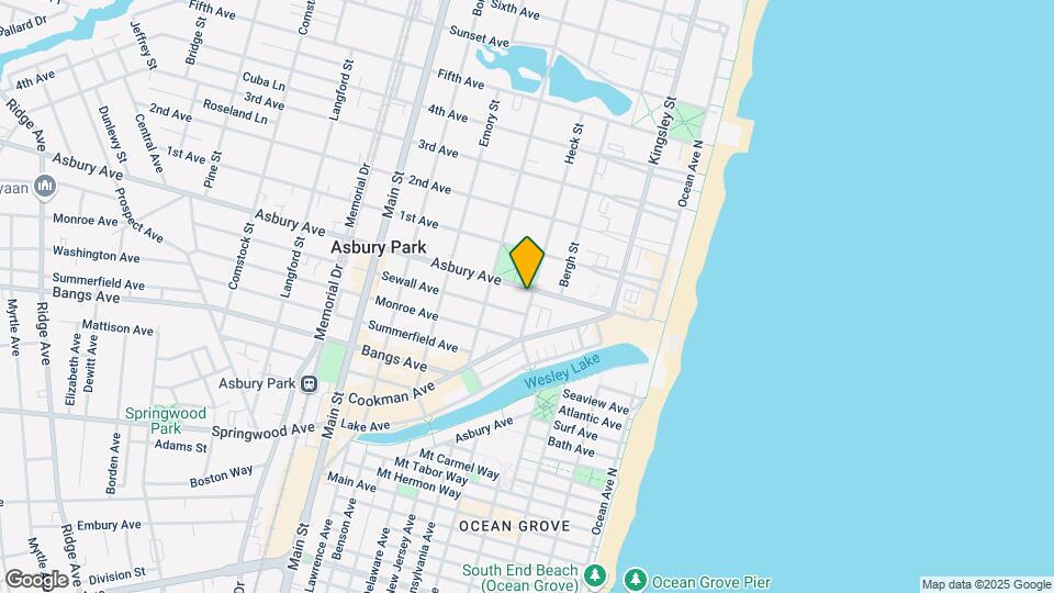400 Asbury Ave Mapa y Detalles de la Ubicación