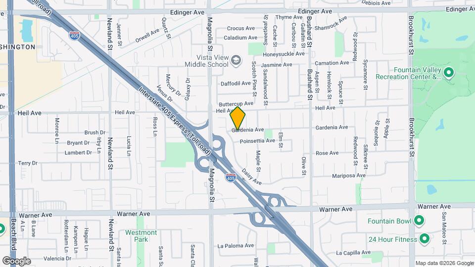 9134 Gardenia Ave Map and Location Details