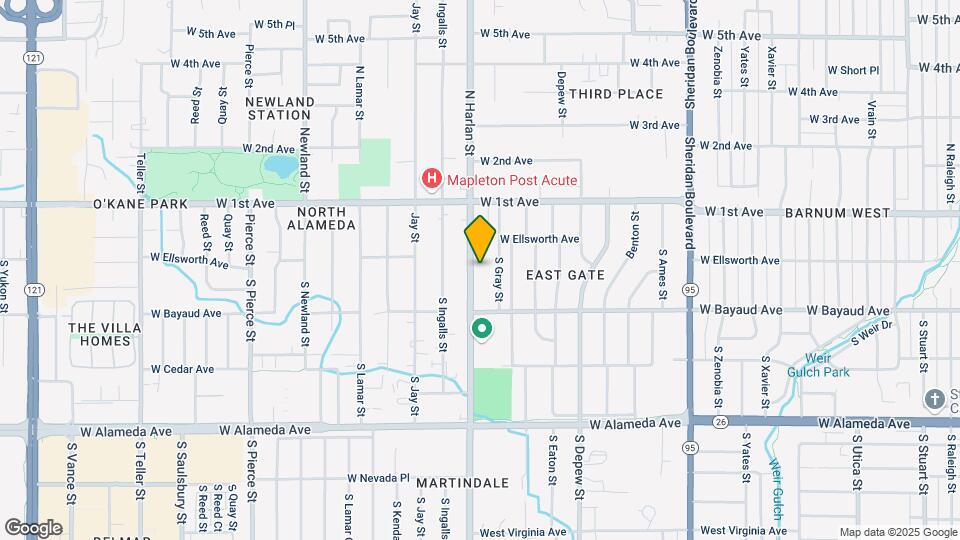 Harlan Duplex + Land Map and Location Details