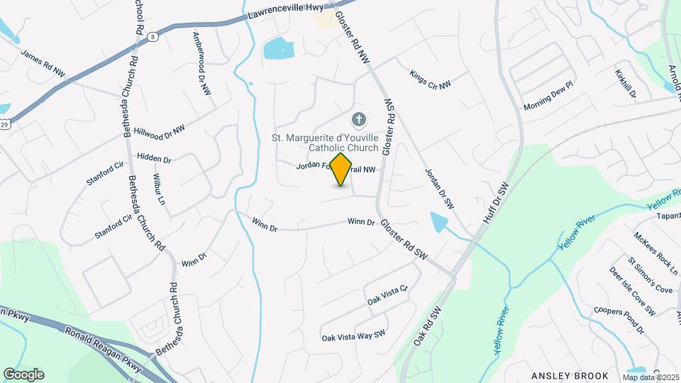 2855 Jordan Woods Dr NW Map and Location Details