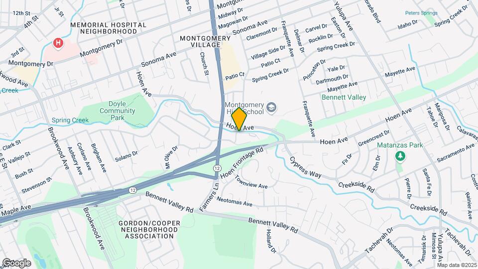 2557 Vallejo St Map and Location Details