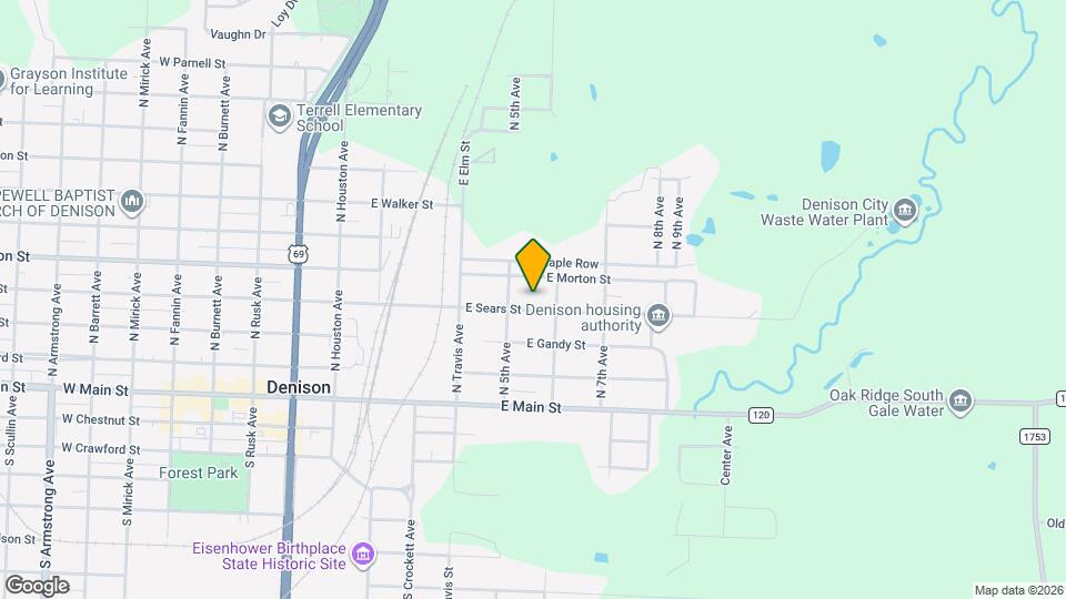 521 E Sears St Map and Location Details