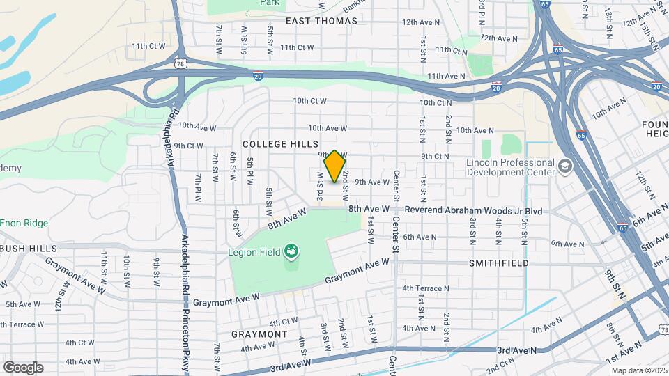 201 9th Ave W Map and Location Details