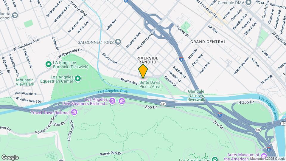 1542 Riverside Dr Map and Location Details