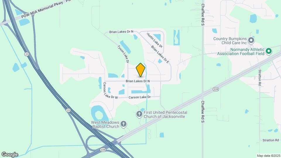 11501 Brian Lakes Dr N Map and Location Details