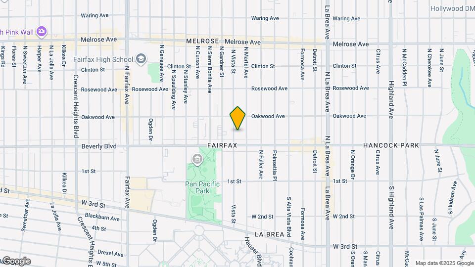 326 N Vista St Map and Location Details