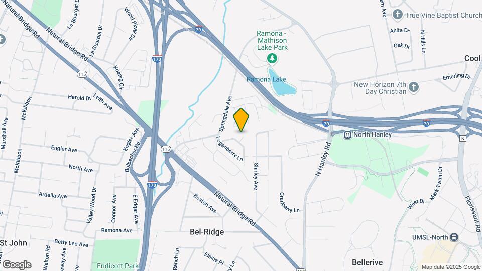 9131 Bel Acres Ct Map and Location Details