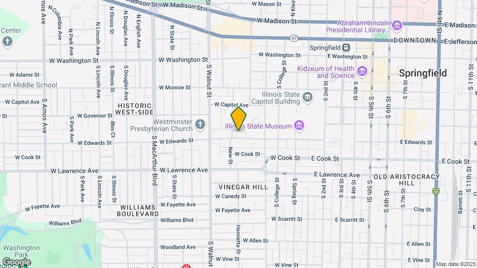 517 W Edwards St Map and Location Details