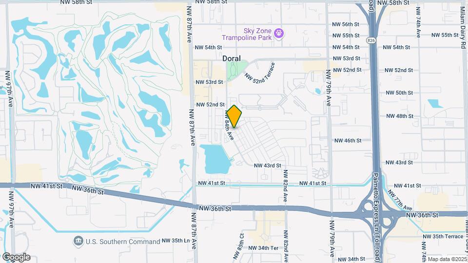 8370 NW 49th St Map and Location Details