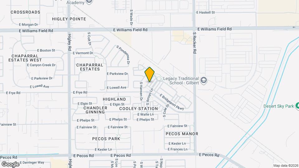 2737 S Cupertino Dr Map and Location Details