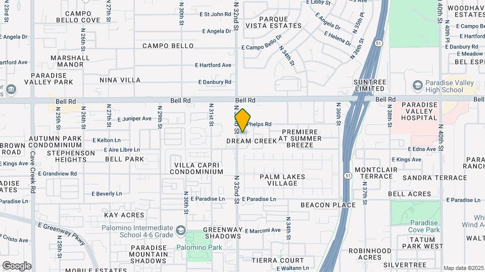 3211 E Lavey Ln Map and Location Details