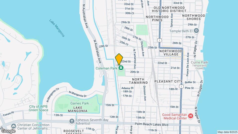 1125 21st St Map and Location Details
