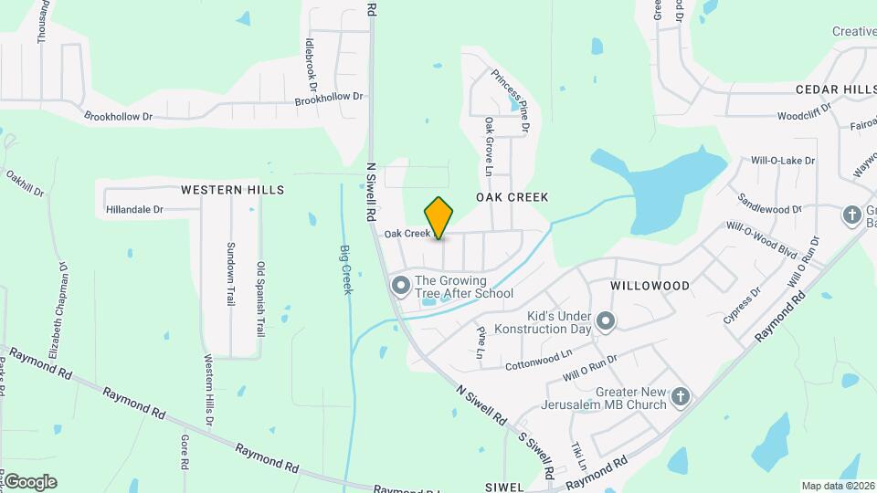 413 Bent Tree Dr Map and Location Details