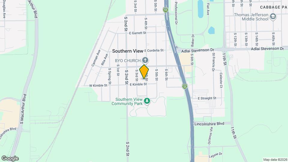 3353 S 4th St Map and Location Details