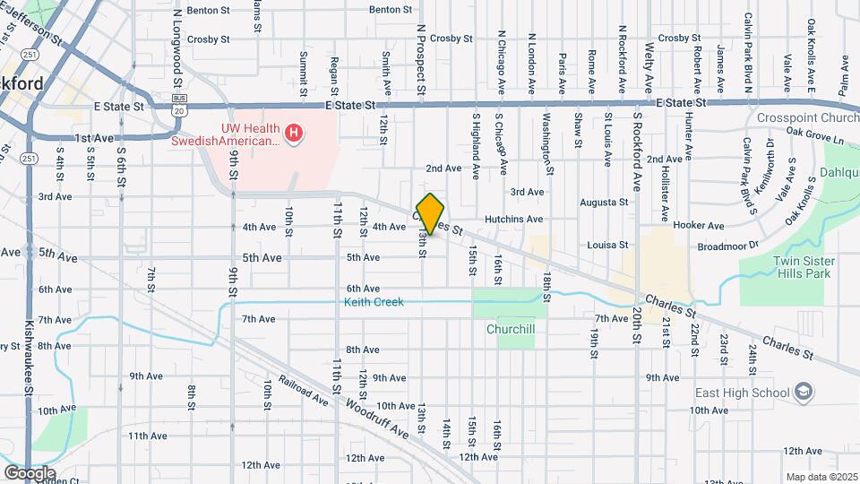 524 13th St Mapa y Detalles de la Ubicación