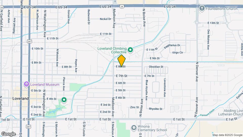 1326 E 8th St Mapa y Detalles de la Ubicación