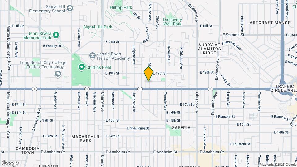 1835 Molino Ave Mapa y Detalles de la Ubicación