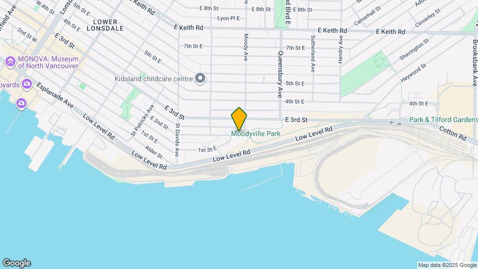 650 E 2nd St Map and Location Details