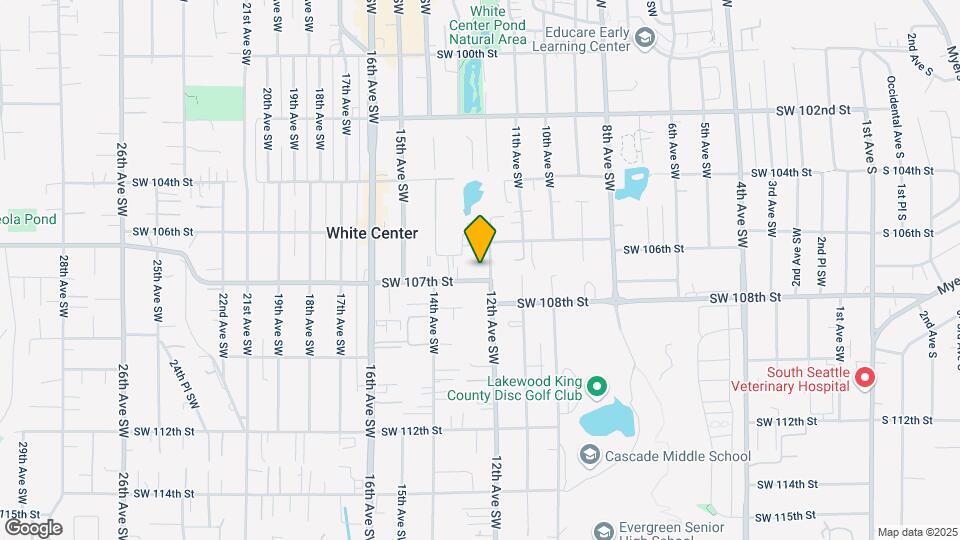 1208 SW 107th St Map and Location Details