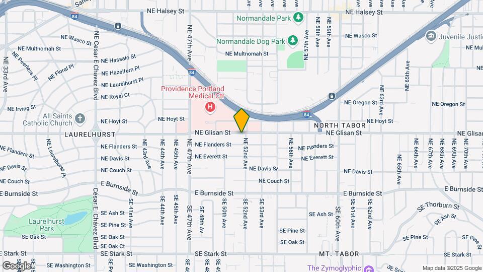 5120 NE Glisan St Map and Location Details