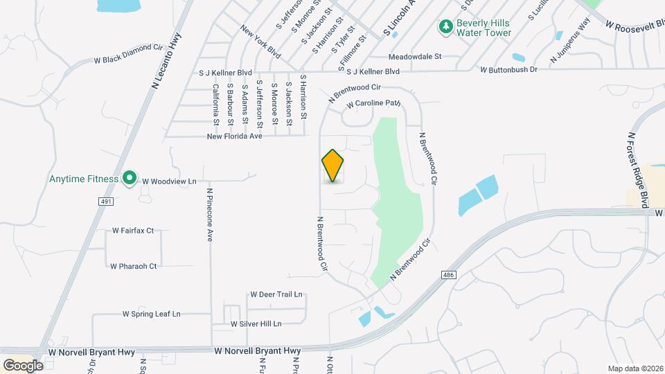 1933 W Shanelle Path Map and Location Details