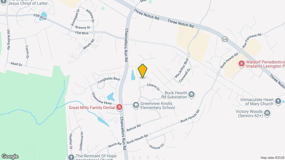 45778 Church Dr Map and Location Details