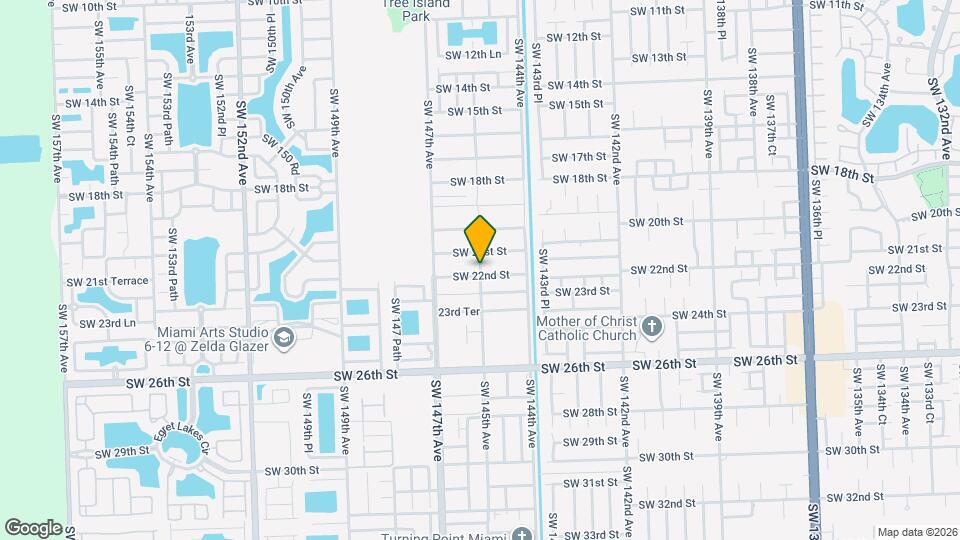 2165 SW 145th Ave Map and Location Details