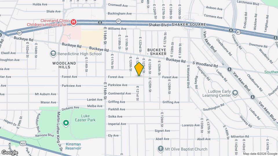 12106 Forest Ave Map and Location Details