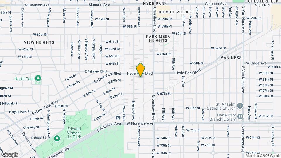 6523 Victoria Ave Map and Location Details