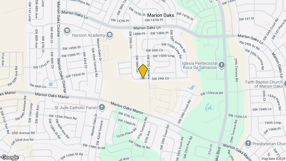 15040 SW 39th Cir Map and Location Details