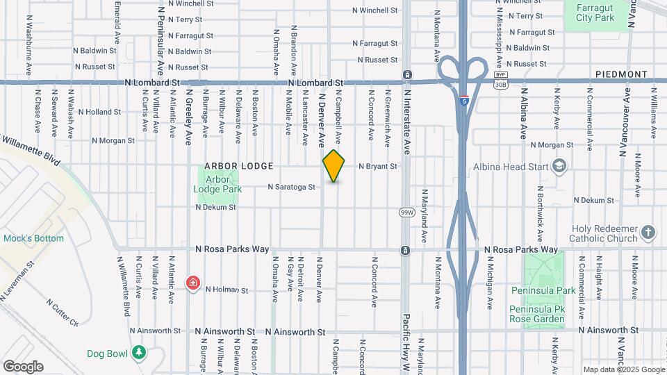 6855 N Campbell Ave Map and Location Details