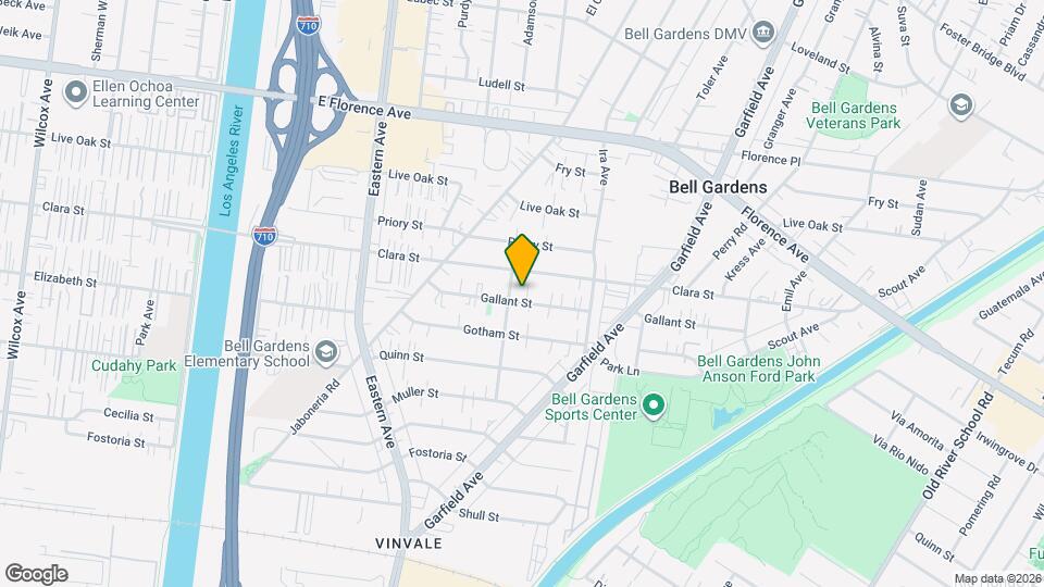6009 Gallant St, Unit Unit H Mapa y Detalles de la Ubicación