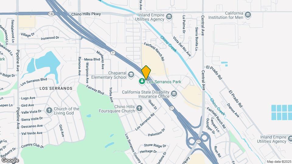 15447 Pomona Rincon Rd Map and Location Details