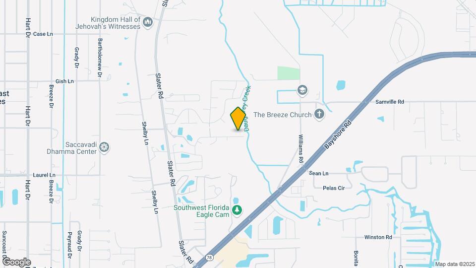 6711 Hidden Oaks Dr Map and Location Details