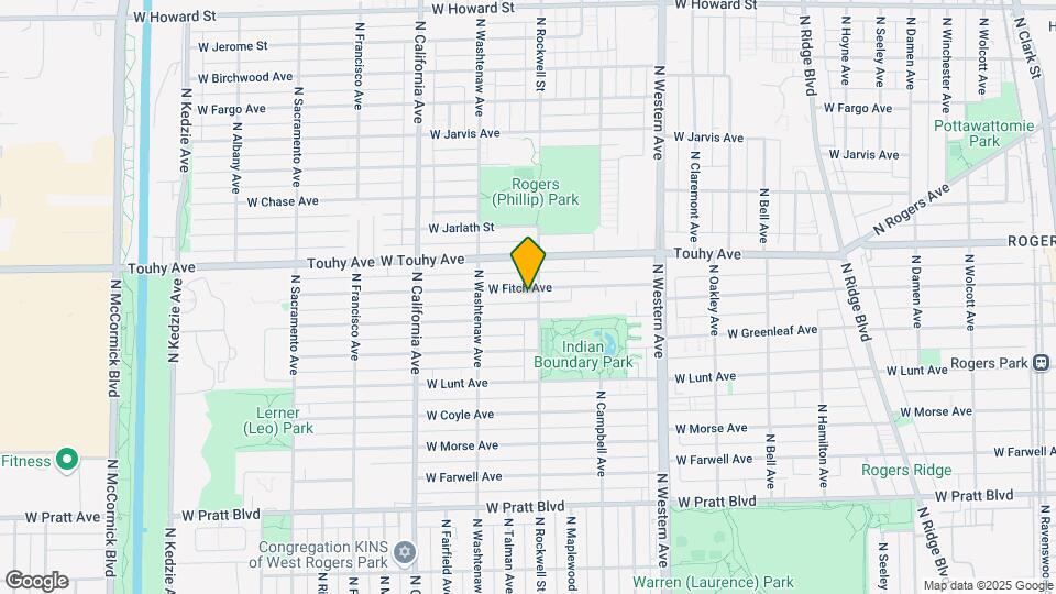 2609 W Fitch Ave Mapa y Detalles de la Ubicación