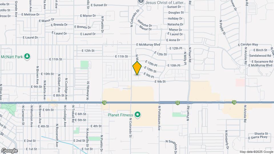 923 N Maria Ln Map and Location Details