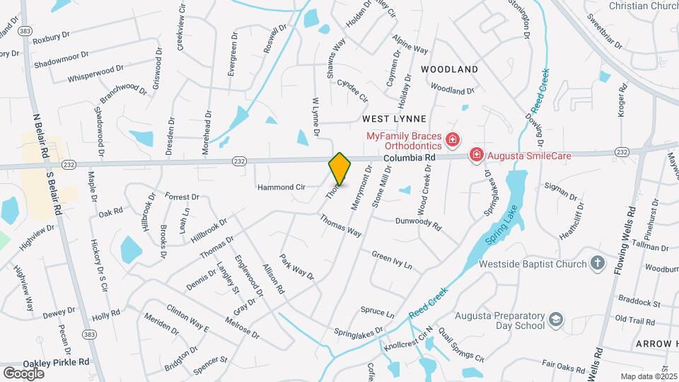 107 Thomas Dr Map and Location Details