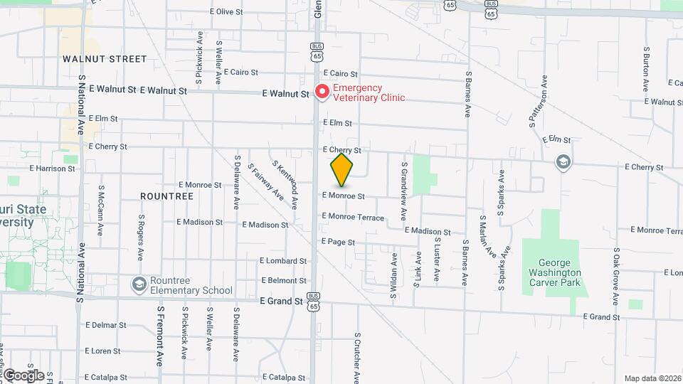 1843-B E Monroe St Map and Location Details